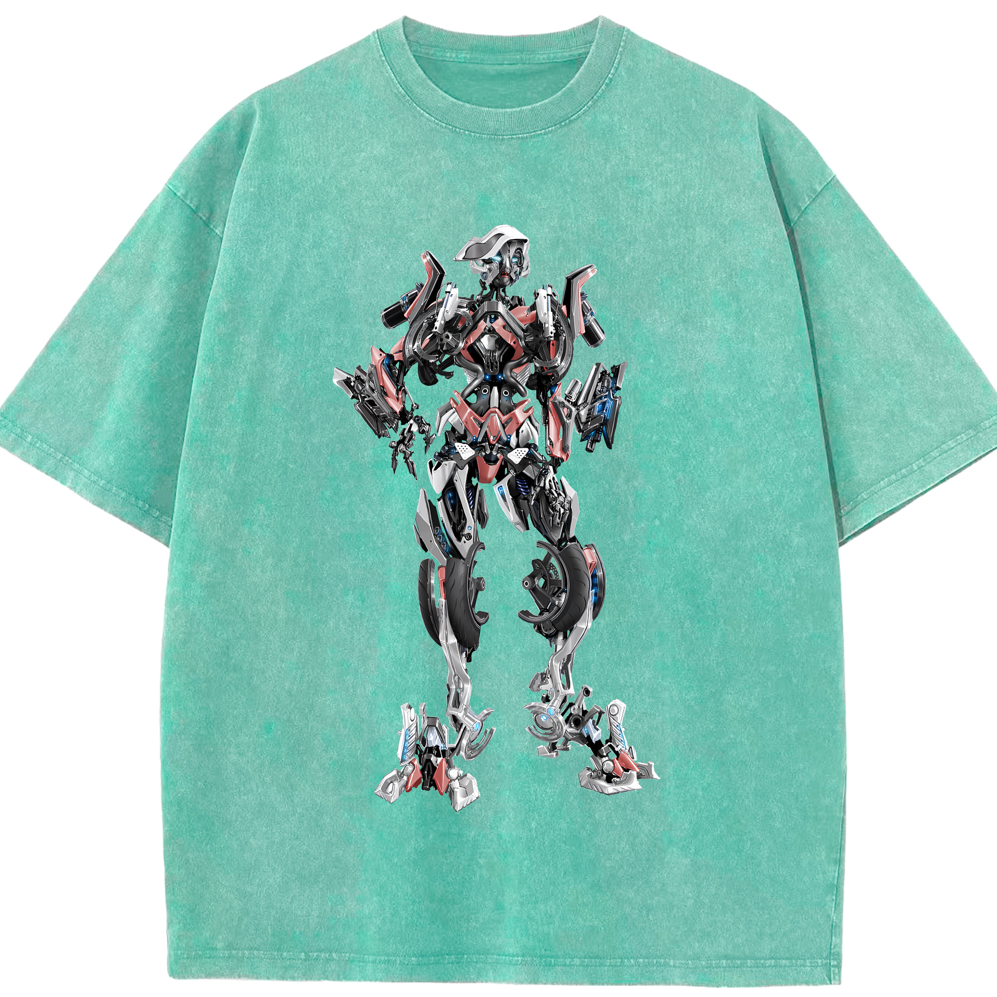 （画像用） Transformers トランスフォーマー 綿100% ヴィンテージ風 半袖Tシャツ（フロントプリント）